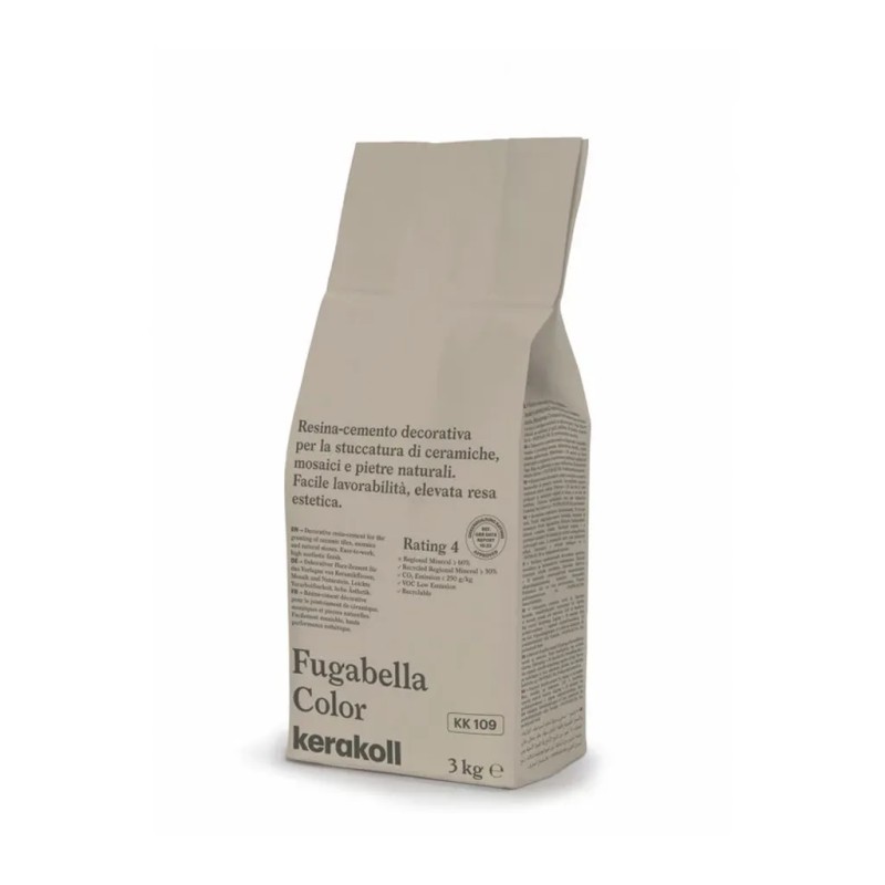 Joint carrelage beige, marron, Fugabella color KK109, 3kg, Kerakoll