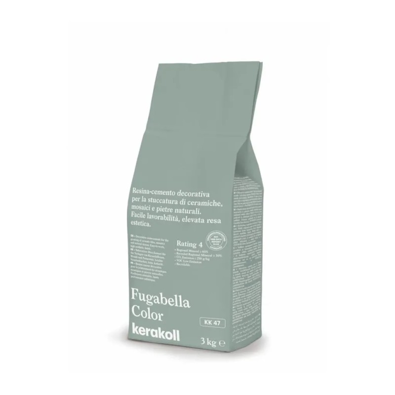 Joint carrelage vert, Fugabella color KK47, 3kg, Kerakoll