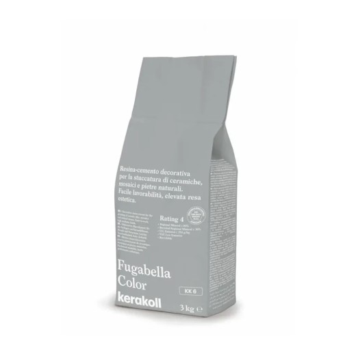 Joint carrelage gris, Fugabella color KK6, 3kg, Kerakoll