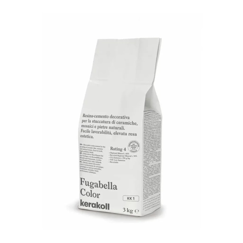 Joint carrelage blanc, Fugabella color KK1, 3kg, Kerakoll