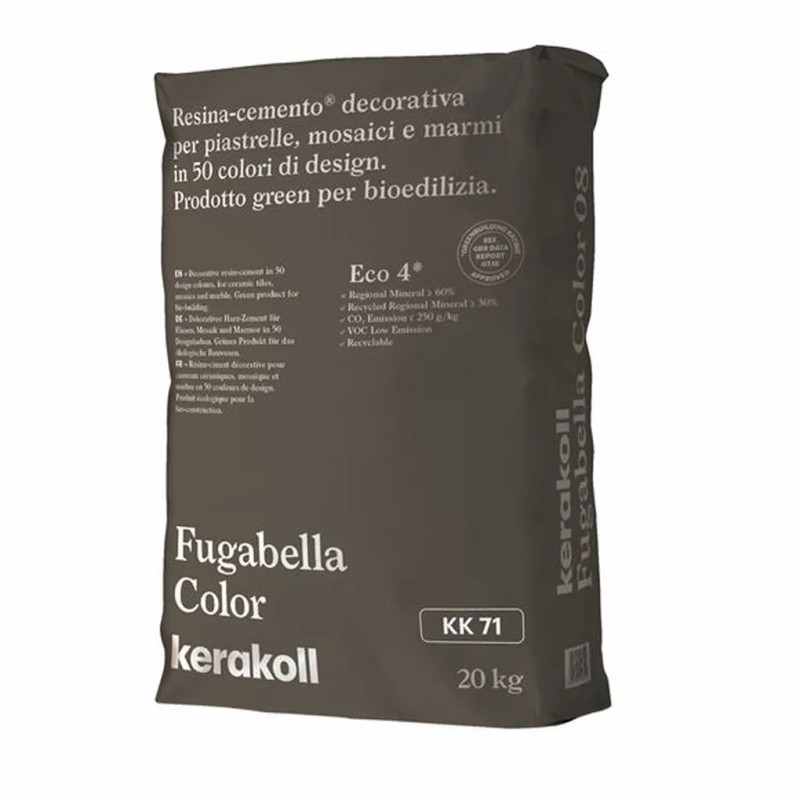 Joint carrelage, marron foncé, Fugabella color KK71, 20kg, Kerakoll