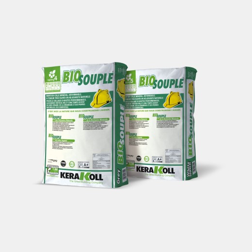 Colle carrelage, Biosouple Grise, 25kg, Kerakoll