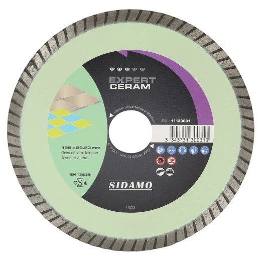 Sidamo Disque diamanté EXPERT Céram Ø 125 mm