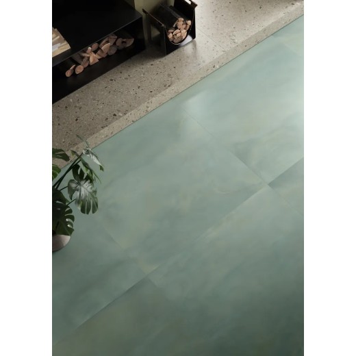 Vulcanica Verdirame 120x120  Carrelage Intérieur Métal Rectifié