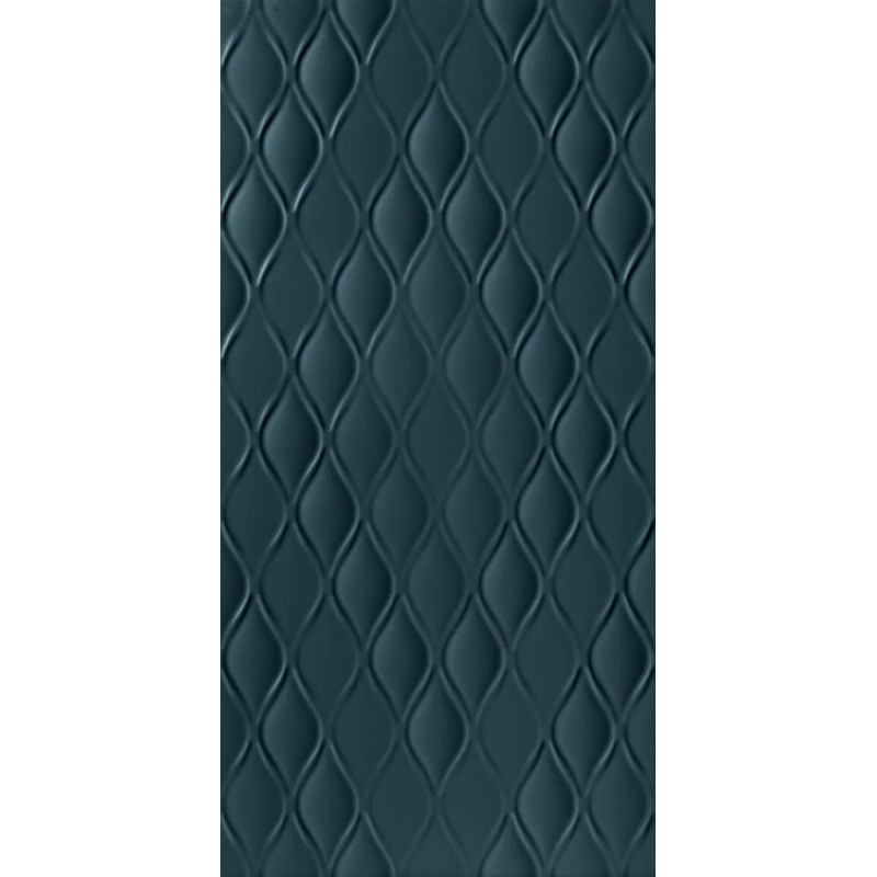 4d.drop Deep Blu Matt 40x80  Carrelage Intérieur Béton Rectifié