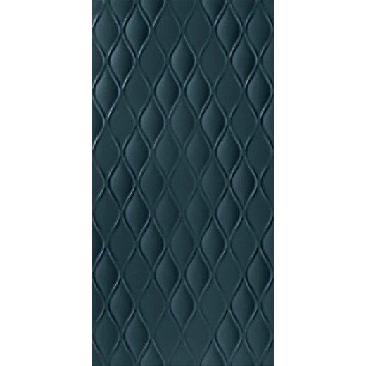 4d.drop Deep Blu Matt 40x80  Carrelage Intérieur Béton Rectifié