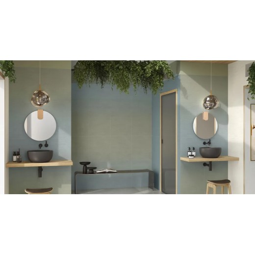 Iridea Degrade Alga Oceano 50x120  Carrelage Intérieur Béton Rectifié