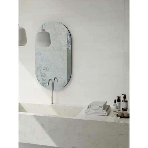 Mirabilia Bianco Dulcis 50x120  Carrelage Intérieur Béton Rectifié