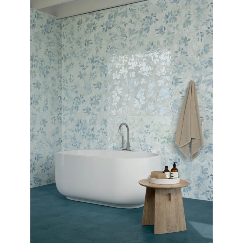 Mirabilia Floral Clouds 50x120  Carrelage Intérieur Béton Rectifié