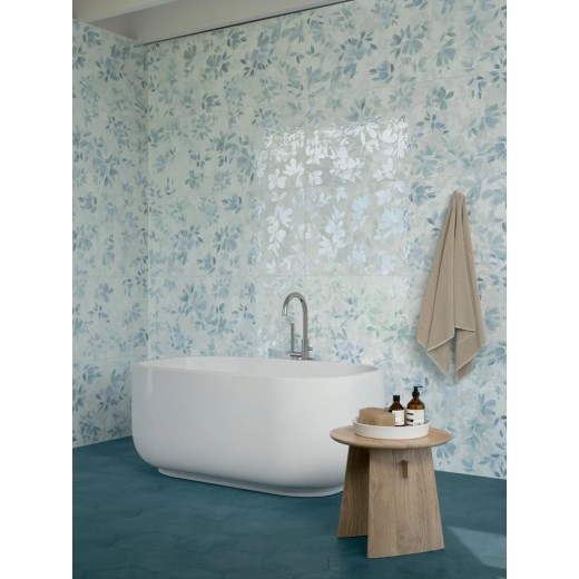 Mirabilia Floral Clouds 50x120  Carrelage Intérieur Béton Rectifié