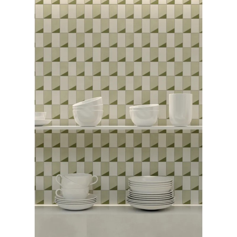 Mosaïque Multiforme Bandiera Sal./mus.  28,9x33,8 Carrelage Intérieur Béton Non Rectifié 