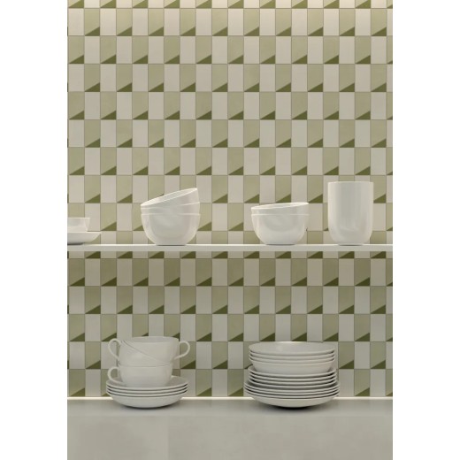 Mosaïque Multiforme Bandiera Sal./mus.  28,9x33,8 Carrelage Intérieur Béton Non Rectifié 