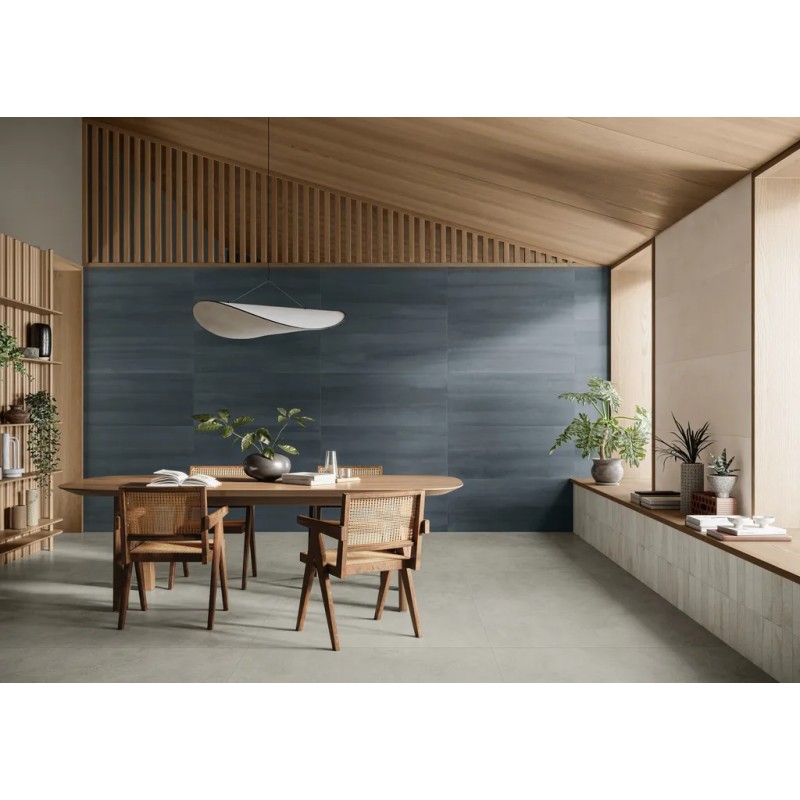 Velo Onda Blu 50x120  Carrelage Intérieur Béton Rectifié