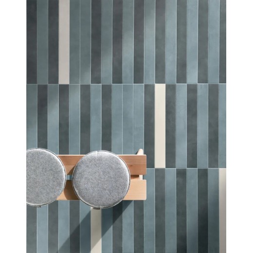 Longarine Brio Ginepro 7,5x60 Carrelage Intérieur Béton Non Rectifié 