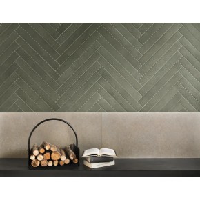 Longarine Brio Mirto 7,5x60 Carrelage Intérieur Béton Non Rectifié 