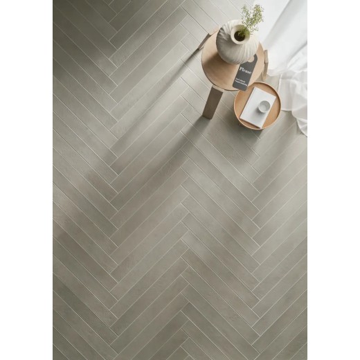 Longarine Calcecreta Baia 7,5x60 Carrelage Intérieur Béton Non Rectifié 