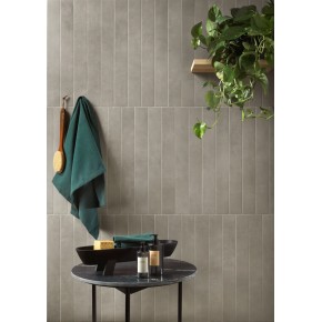 Longarine Brio Pimento 7,5x60 Carrelage Intérieur Béton Non Rectifié 