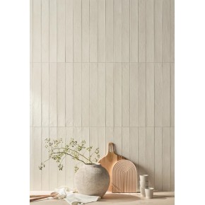 Longarine Calcecreta Spuma 7,5x60 Carrelage Intérieur Béton Non Rectifié 