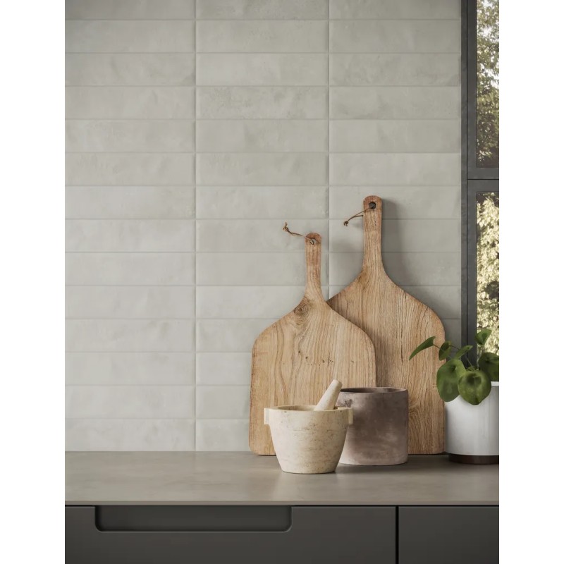 Cera Grigio Cenere 6x24 Carrelage Intérieur Zellige Non Rectifié 