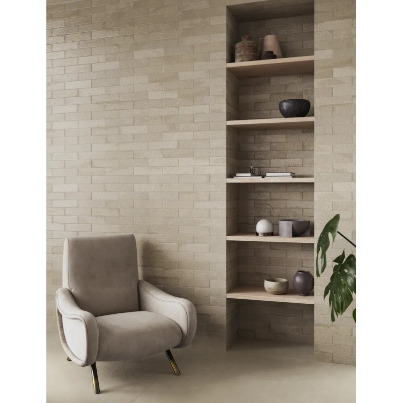 Fornace Argilla Naturale 6x24 Carrelage Intérieur Zellige Non Rectifié 