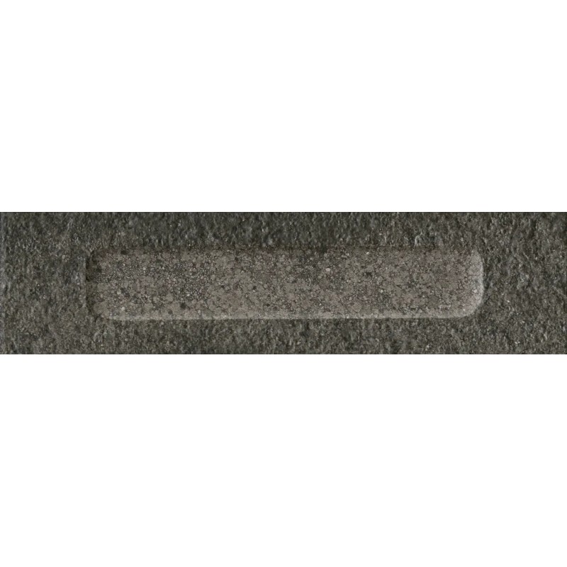 Fornace Formella Nero Fumo 6x24 Carrelage Intérieur Zellige Non Rectifié 