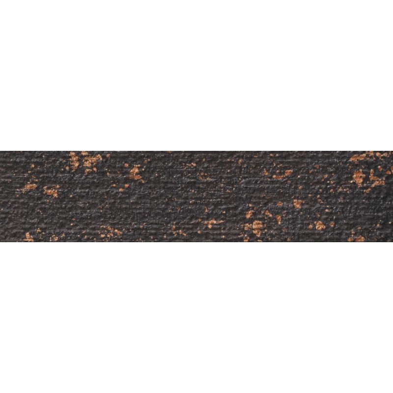 Textile Dark Copper S/2  7,5x30  Carrelage Intérieur Imitation carreaux de ciment Non Rectifié 