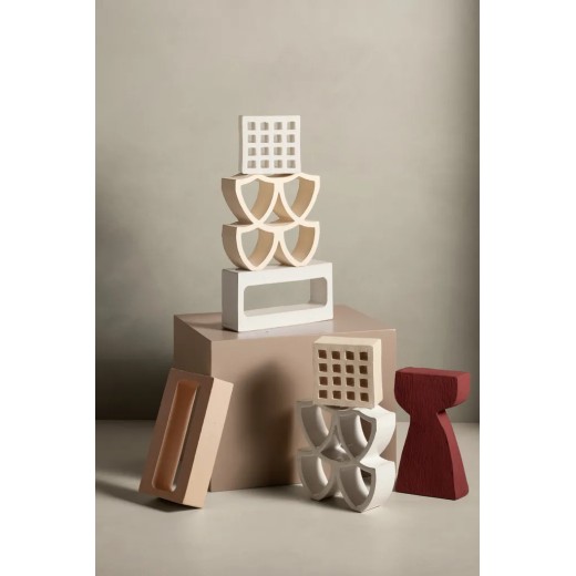 Arialuce Asole Bianco Glassa 12x24 Dalle 2cm Reconstitué Non Rectifié