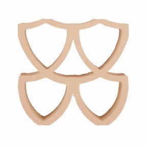 Arialuce Curve Naturale 20x20 Dalle 2cm Reconstitué Non Rectifié