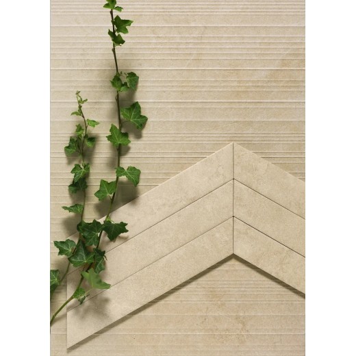 Arkigeo Arena Chevron A+b 7,5x45 Carrelage Intérieur Pierre Non Rectifié