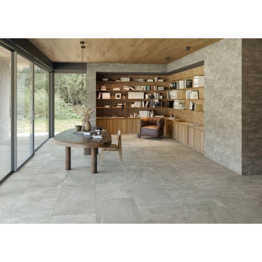 Arkiquartz Titanium 60x120  Carrelage Intérieur Pierre Rectifié