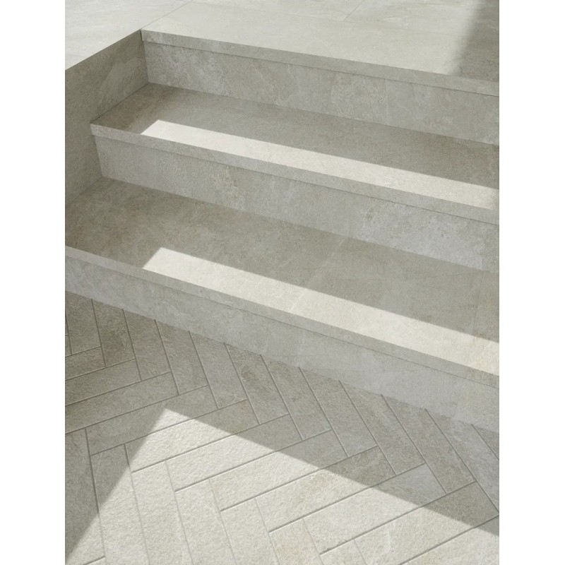 Arkiquartz Arctic Ang.scalino Sx 120x33x4  Carrelage Intérieur Pierre Rectifié
