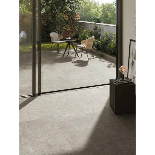 Arkistone Silver 80x80  Carrelage Intérieur Pierre Rectifié