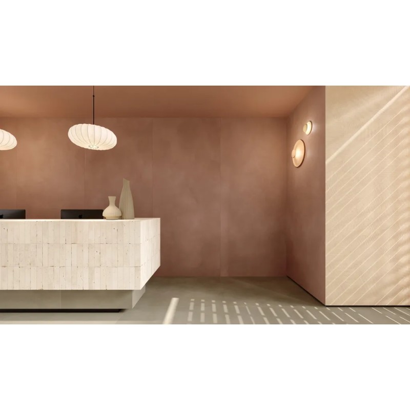 Calcecreta Terracotta 120x278  Carrelage Intérieur Béton Rectifié