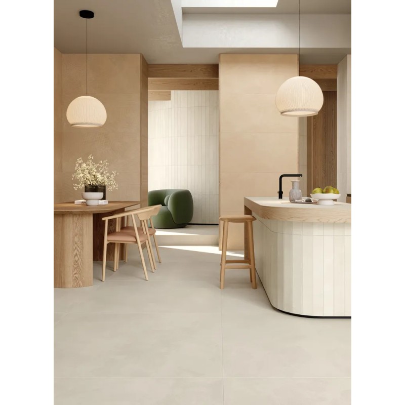 Calcecreta Argilla 120x120  Carrelage Intérieur Béton Rectifié