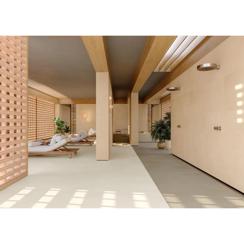 Calcecreta Spuma 120x120  Carrelage Intérieur Béton Rectifié