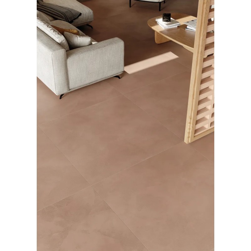 Calcecreta Terracotta 60x60  Carrelage Intérieur Béton Rectifié