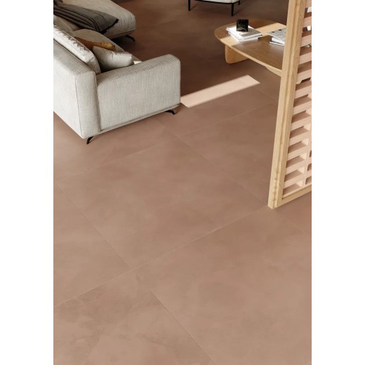 Calcecreta Terracotta 60x60  Carrelage Intérieur Béton Rectifié