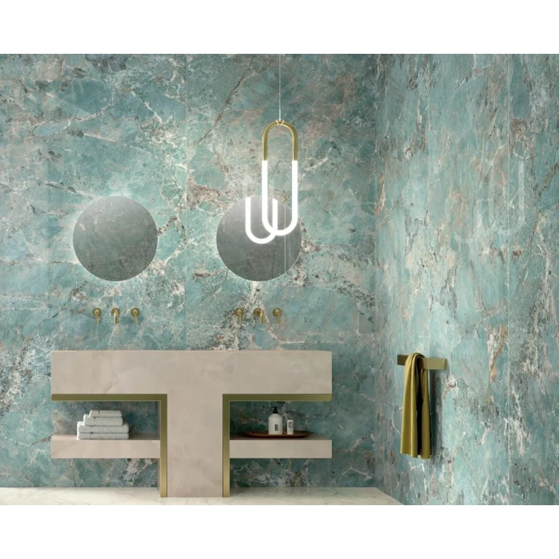 Foyer Royal Green Ama Reflex 120x278  Carrelage Intérieur Marbre Rectifié