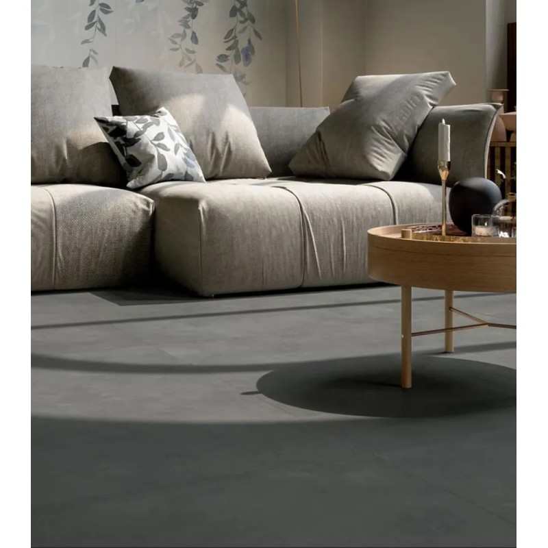 Multiforme Carbone 120x120  Carrelage Intérieur Béton Rectifié