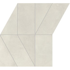 Mosaïque Multiforme Calce  Freccia 24,2x29,1 Carrelage Intérieur Béton Non Rectifié 