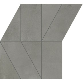 Mosaïque Multiforme Malta  Freccia 24,2x29,1 Carrelage Intérieur Béton Non Rectifié 