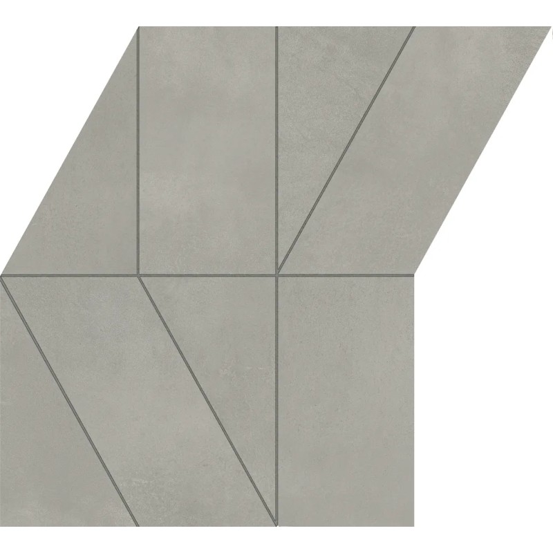 Mosaïque Multiforme Mica  Freccia 24,2x29,1 Carrelage Intérieur Béton Non Rectifié 