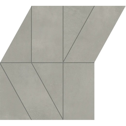 Mosaïque Multiforme Mica  Freccia 24,2x29,1 Carrelage Intérieur Béton Non Rectifié 