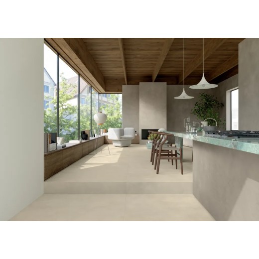 Multiforme Dune Tufo 120x120  Carrelage Intérieur Béton Rectifié