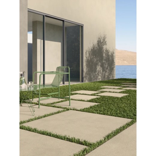 Multiforme Dune Tufo Grip 60x60  Carrelage Extérieur Béton Rectifié