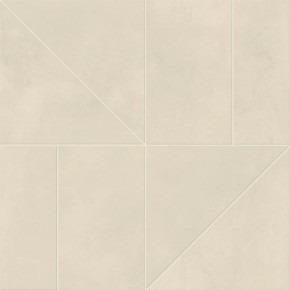 Mosaïque Multiforme Dune Zig Caolino  29,2x29,2 Carrelage Intérieur Béton Non Rectifié 