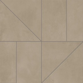 Mosaïque Multiforme Dune Zig Creta  29,2x29,2 Carrelage Intérieur Béton Non Rectifié 