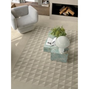 Mosaïque Multiforme Dune Cuneo Tufo/fossile  29x29 Carrelage Intérieur Béton Non Rectifié 