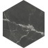 Scultorea Dark Diamond Esagona 25x21,6 Carrelage Intérieur Marbre Non Rectifié 