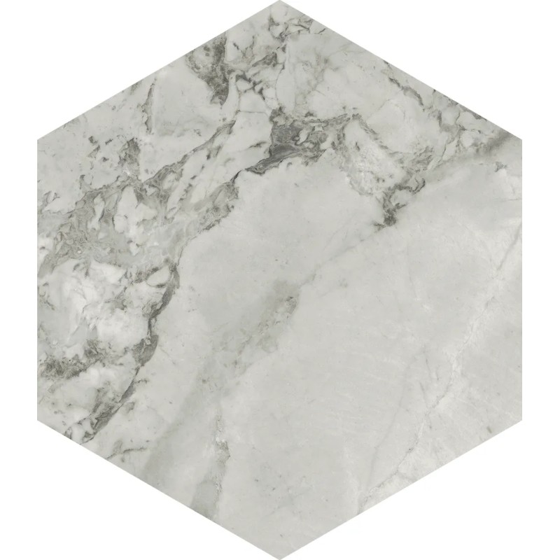 Scultorea Foam Grey Esagona 25x21,6 Carrelage Intérieur Marbre Non Rectifié 